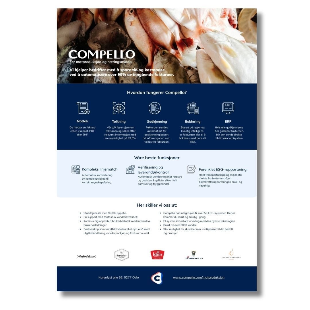 Faktaark-matproduksjon